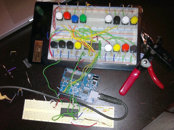 Developing circuit for one of the three puzzles.