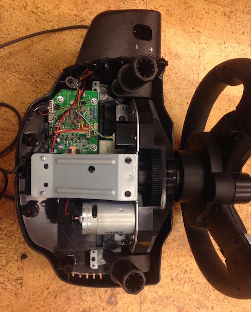 Steering wheel controller
