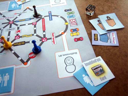 Drawing the board was almost as fun as playing the game.