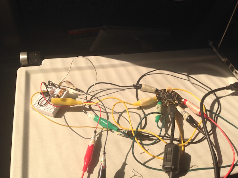 FLORA circuit with sensors