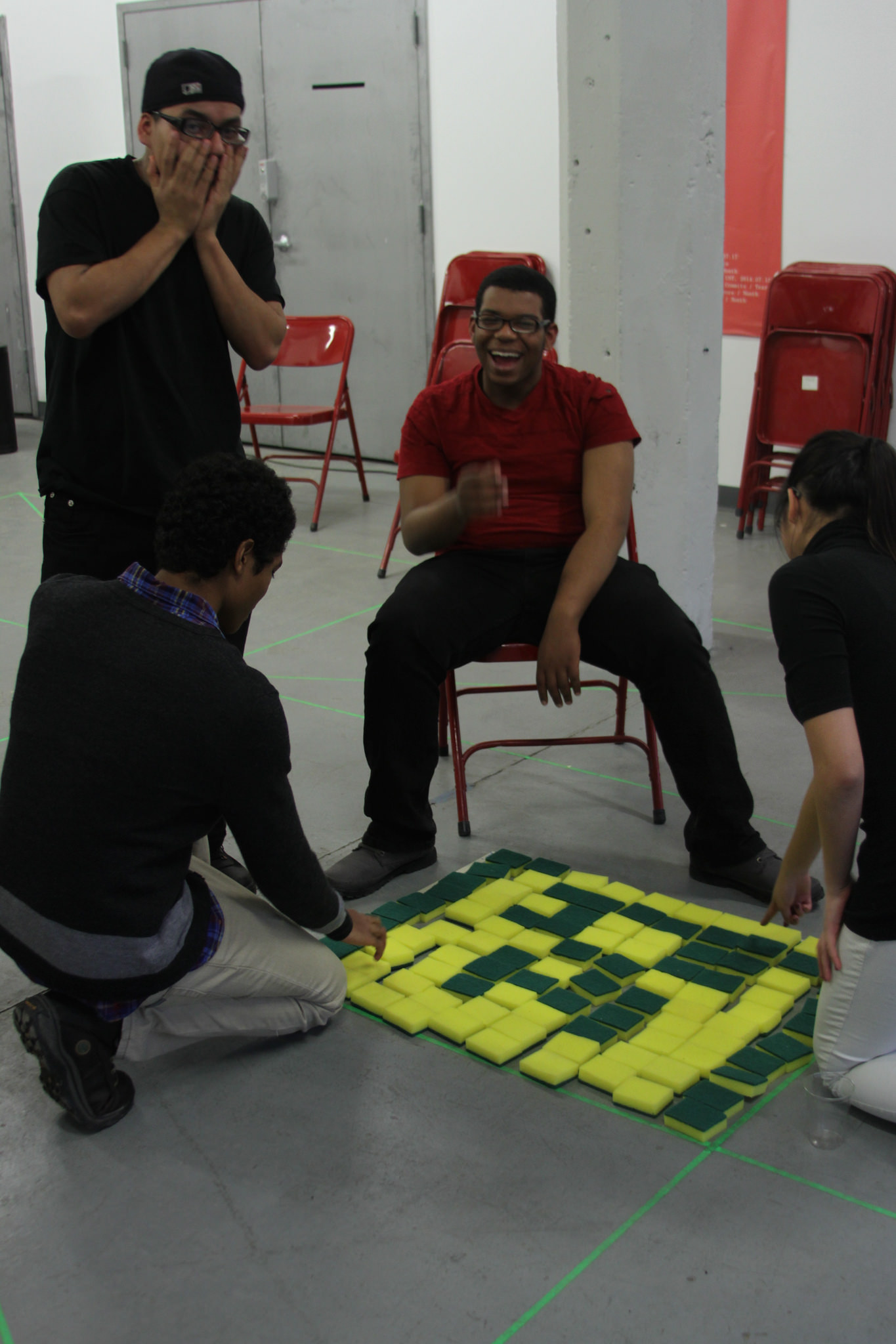 Playable Fashion workshop at Eyebeam